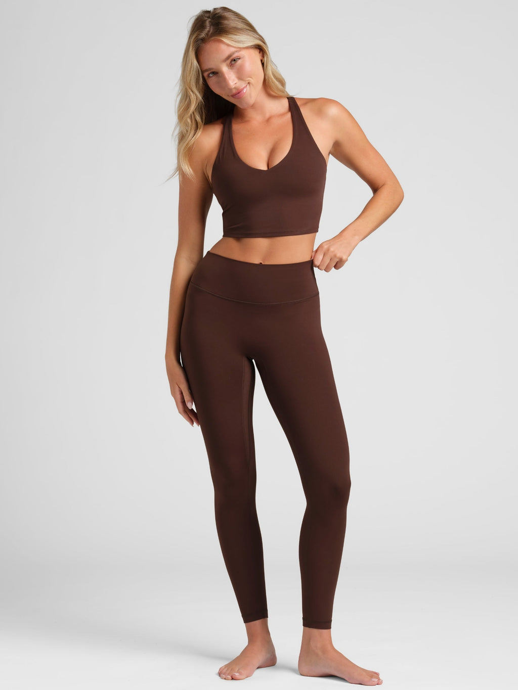Noblezza PrimeCore™ V-Neck Crop Tank
