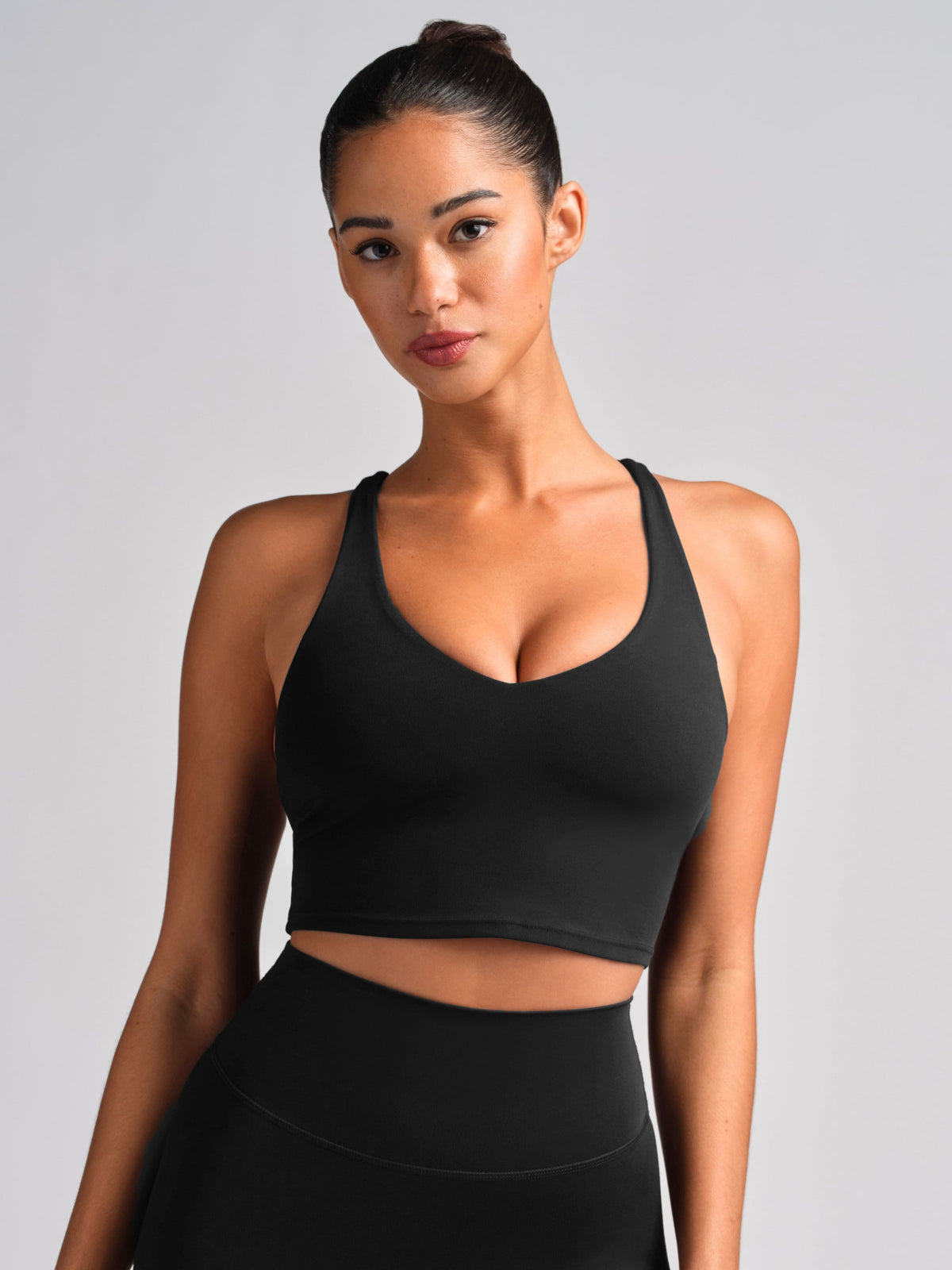 Noblezza PrimeCore™ V-Neck Crop Tank