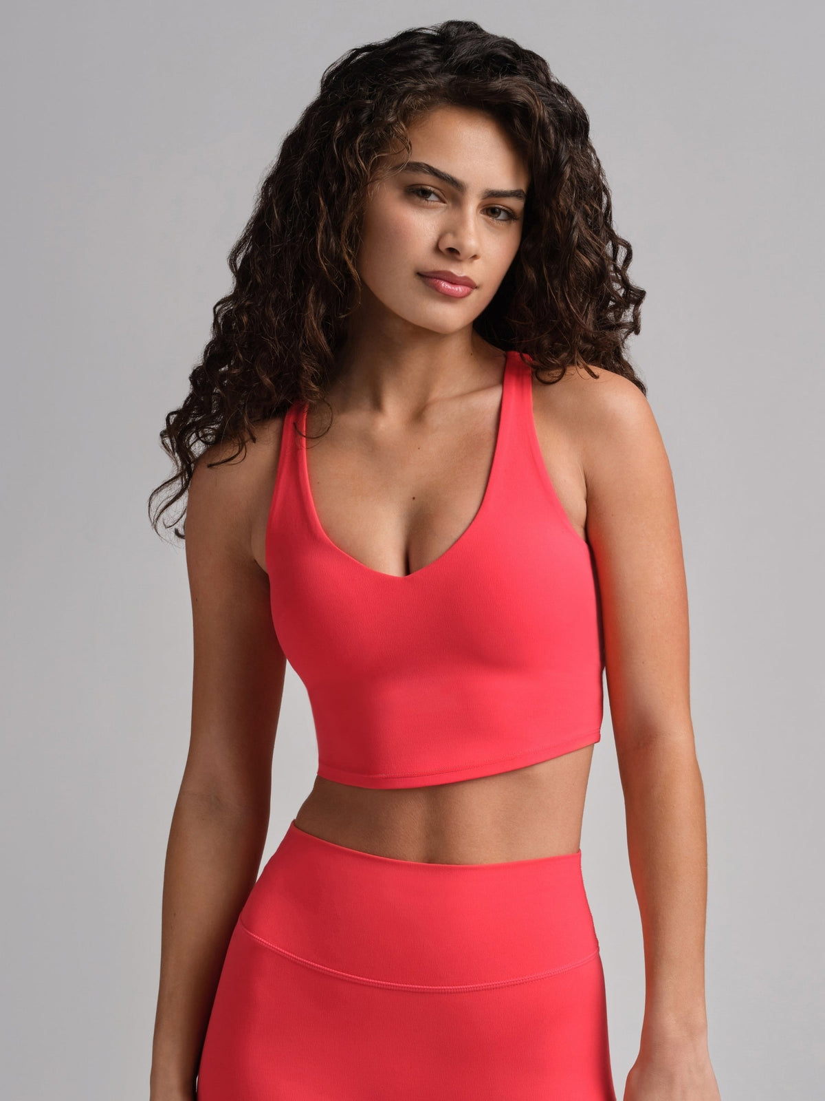 Noblezza PrimeCore™ V-Neck Crop Tank