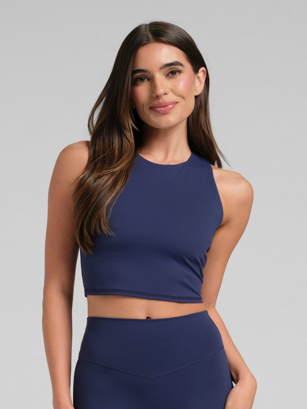 Noblezza PrimeCore™ 2.0 High Neck Crop Tank