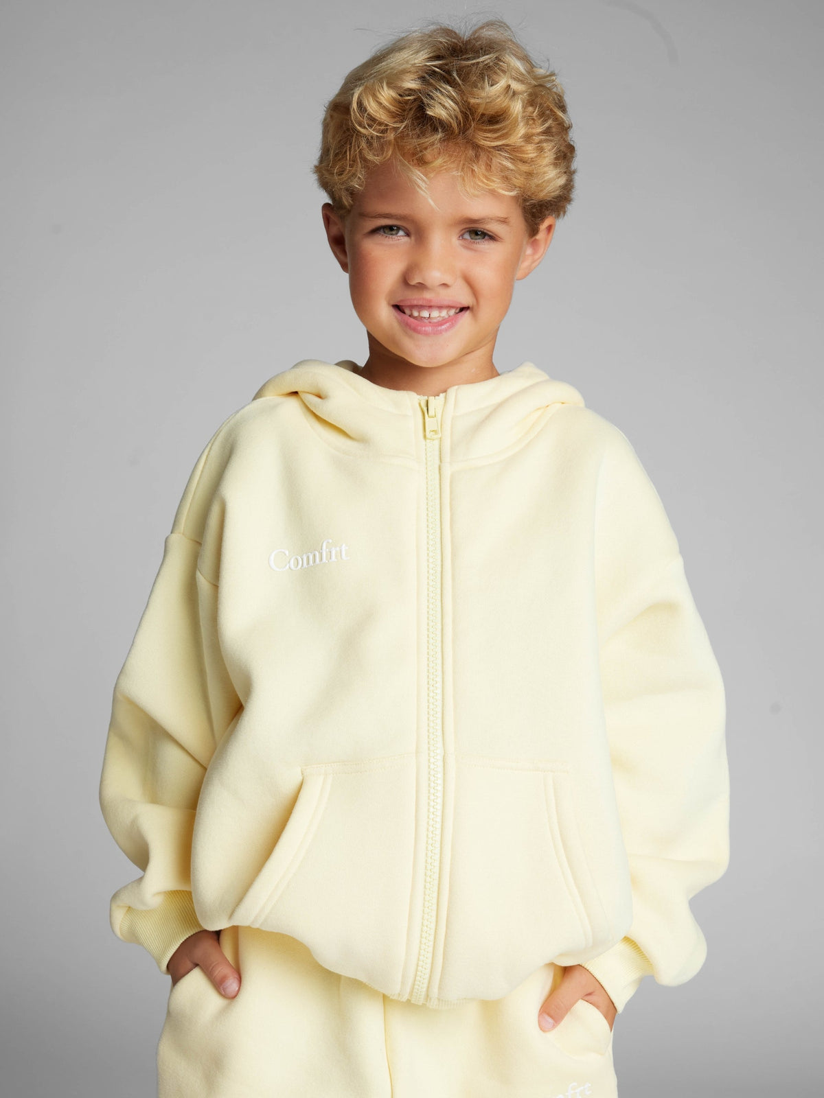 Cloud Zip Kids Hoodie