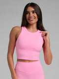 Noblezza PrimeCore™ 2.0 High Neck Crop Tank