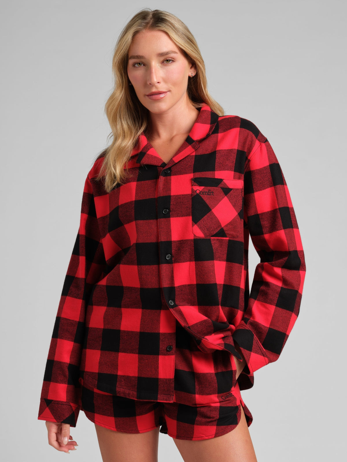 Flannel Pajama Shirt