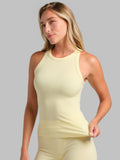 Rib Contour High Neck Tank