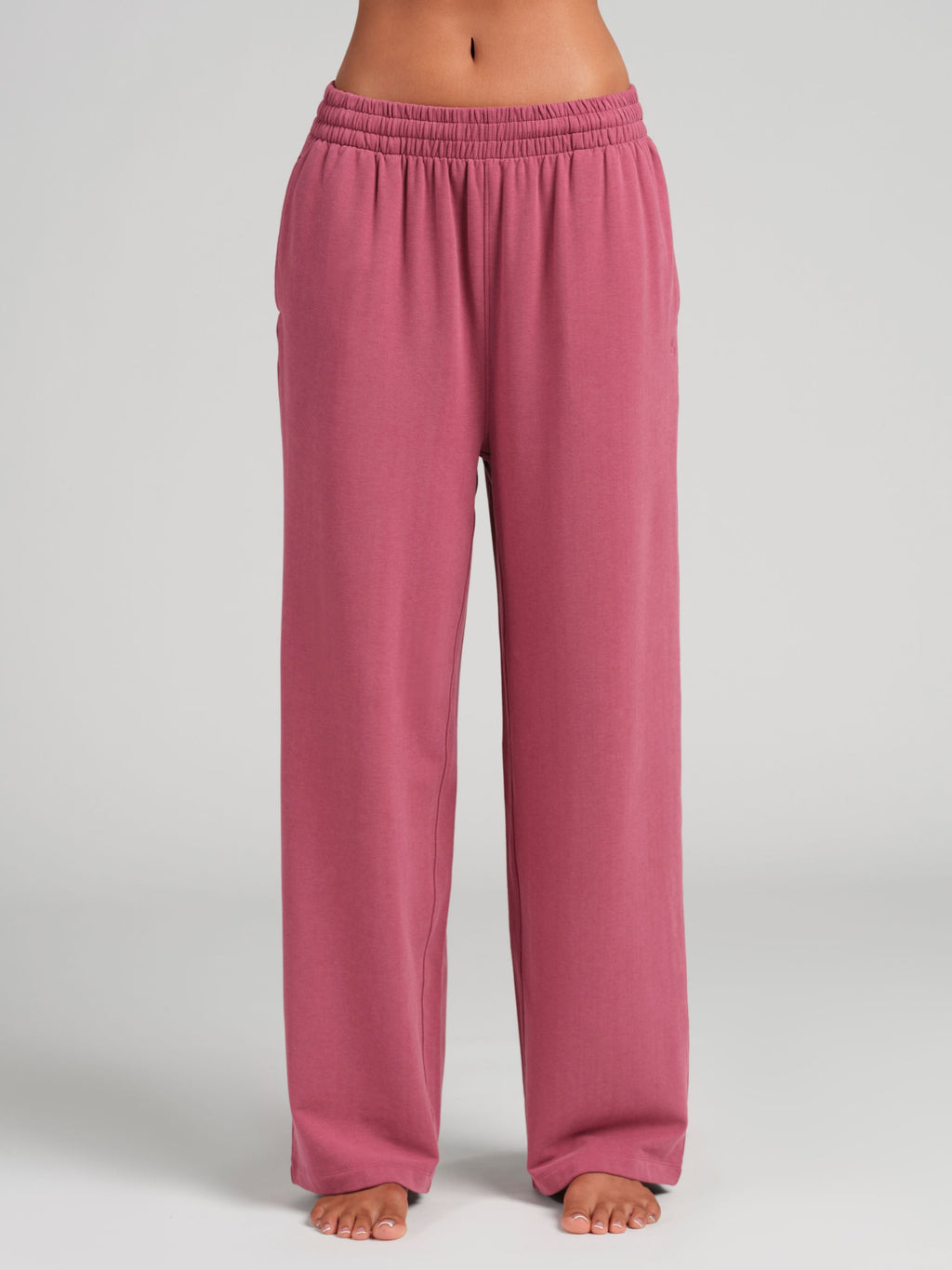 Luxe Terry Lightweight Straight Leg Pants