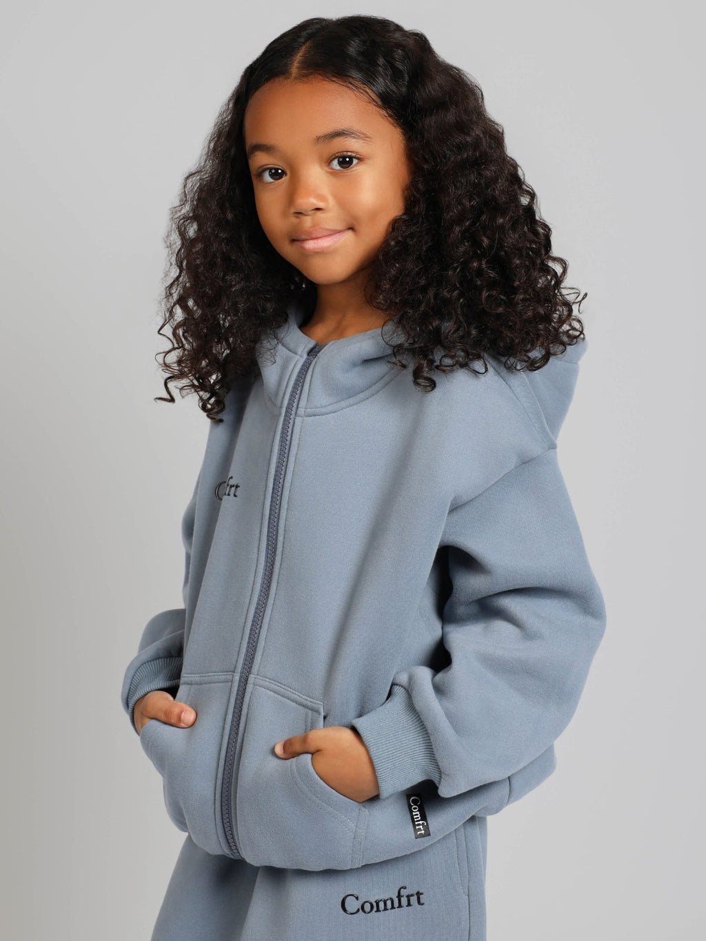Cloud Zip Kids Hoodie