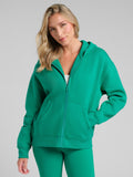 Basic Crop Zip Hoodie