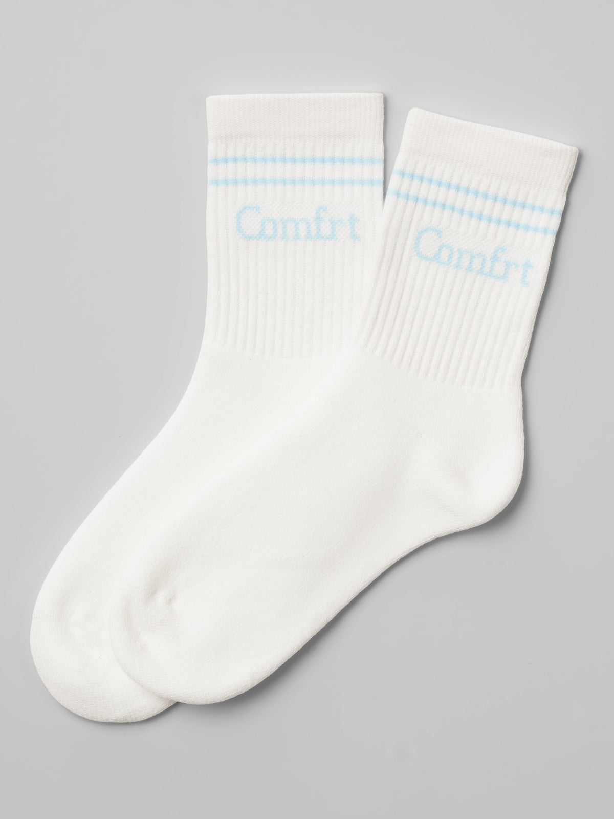 Stripe Trim Ankle Socks