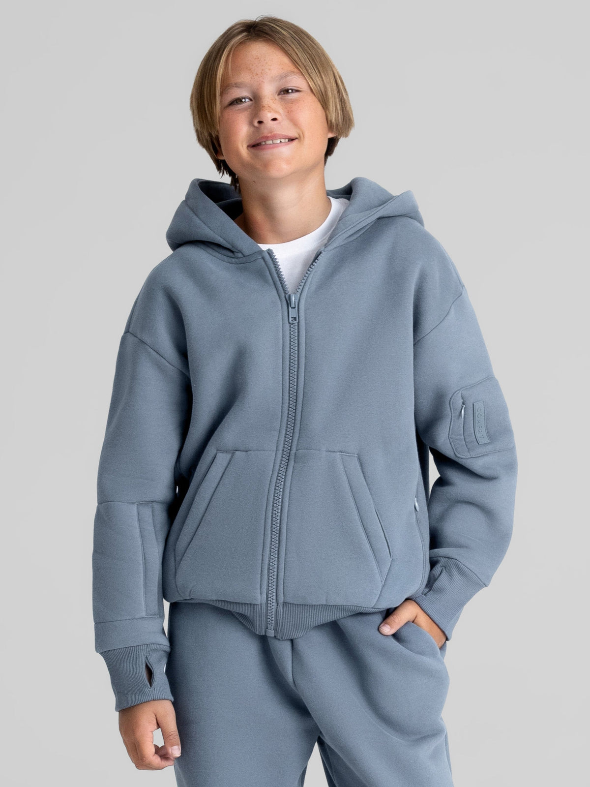 Explorer Kids Travel Zip Hoodie