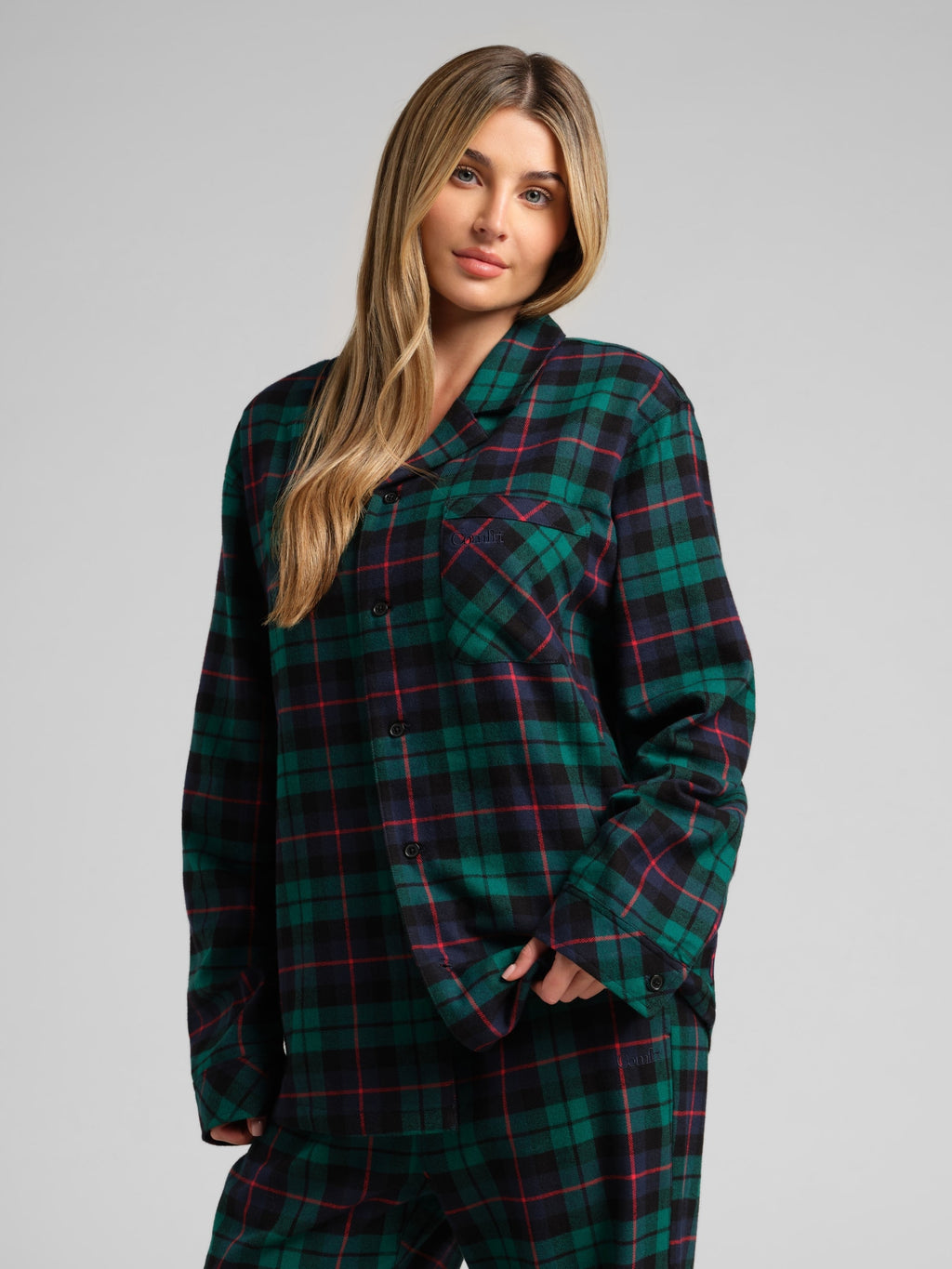 Flannel Pajama Shirt