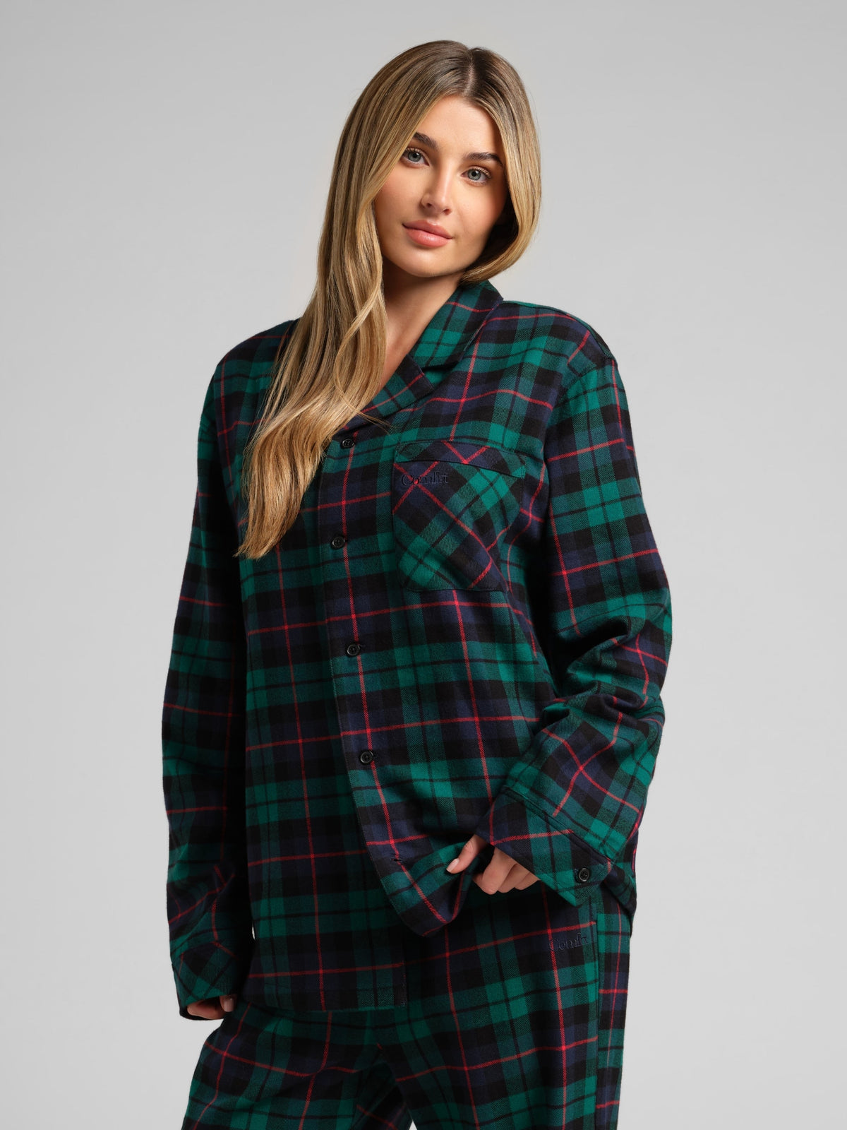 Flannel Pajama Shirt