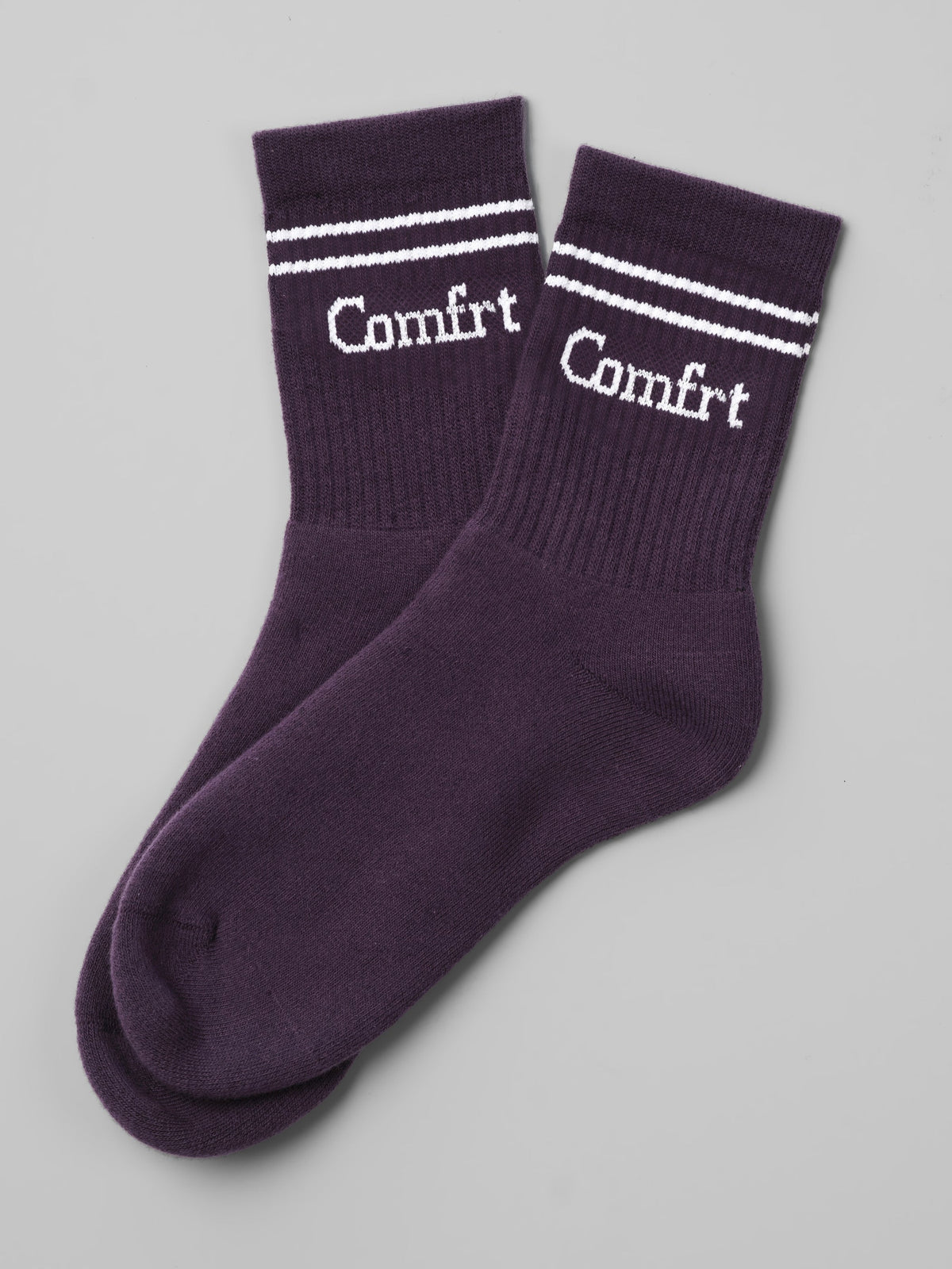 Stripe Trim Ankle Socks