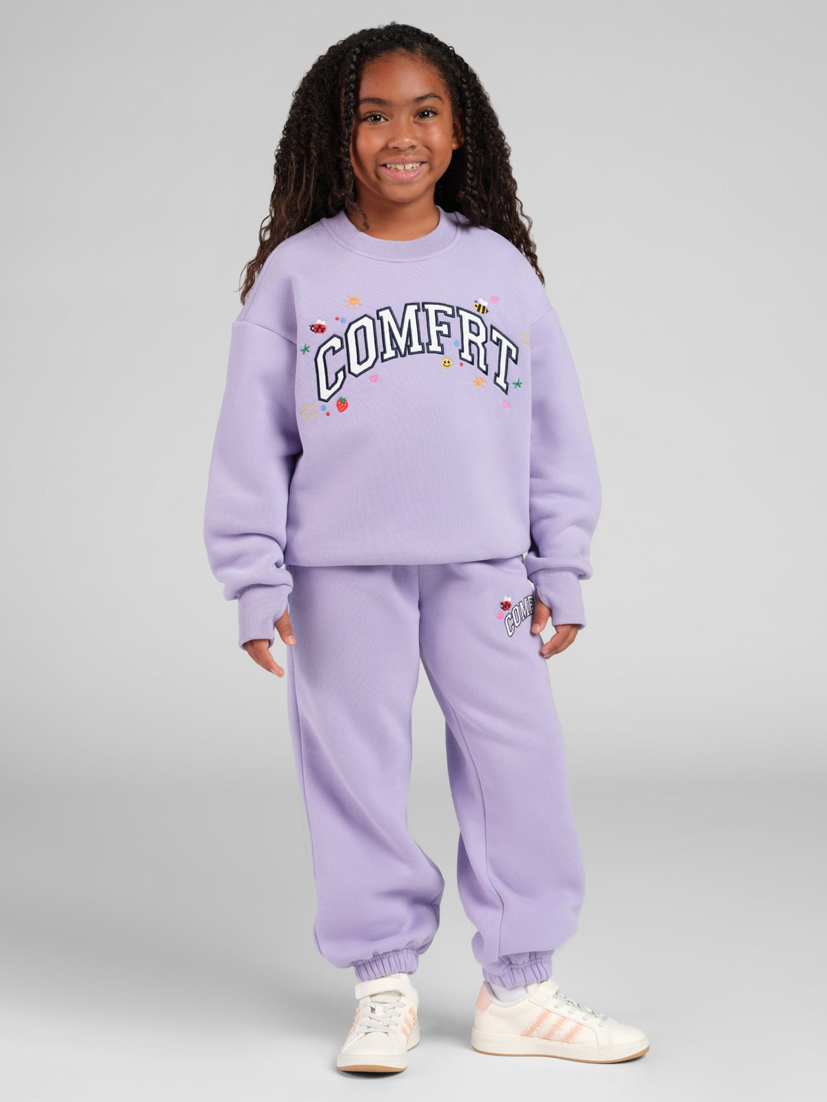 Varsity Kids Applique Crew