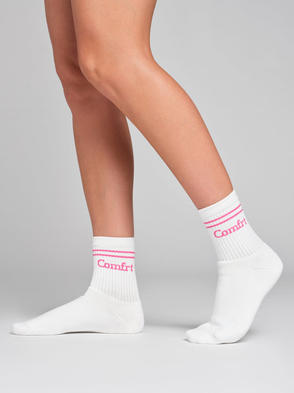 Stripe Trim Ankle Socks