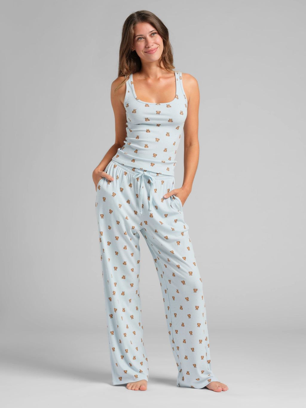 Rib Contour Waist Length Tank