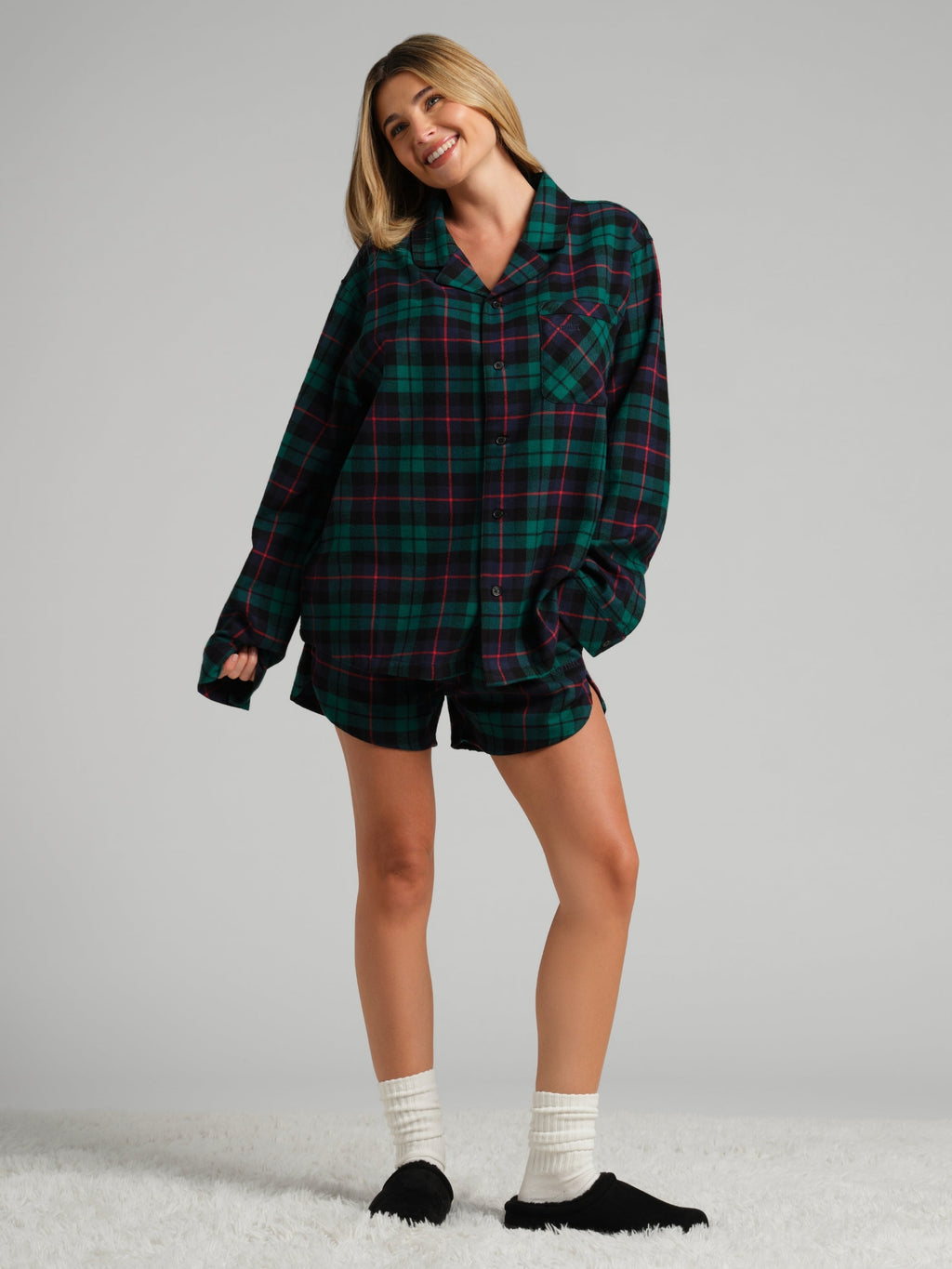 Flannel Pajama Shirt