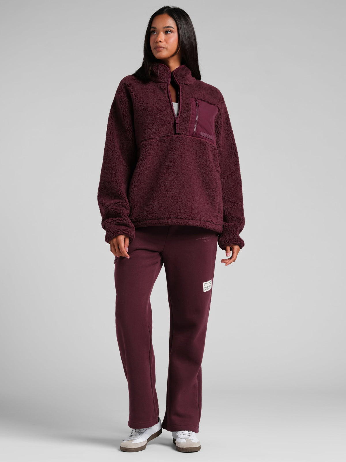Teddy Half Zip Jacket