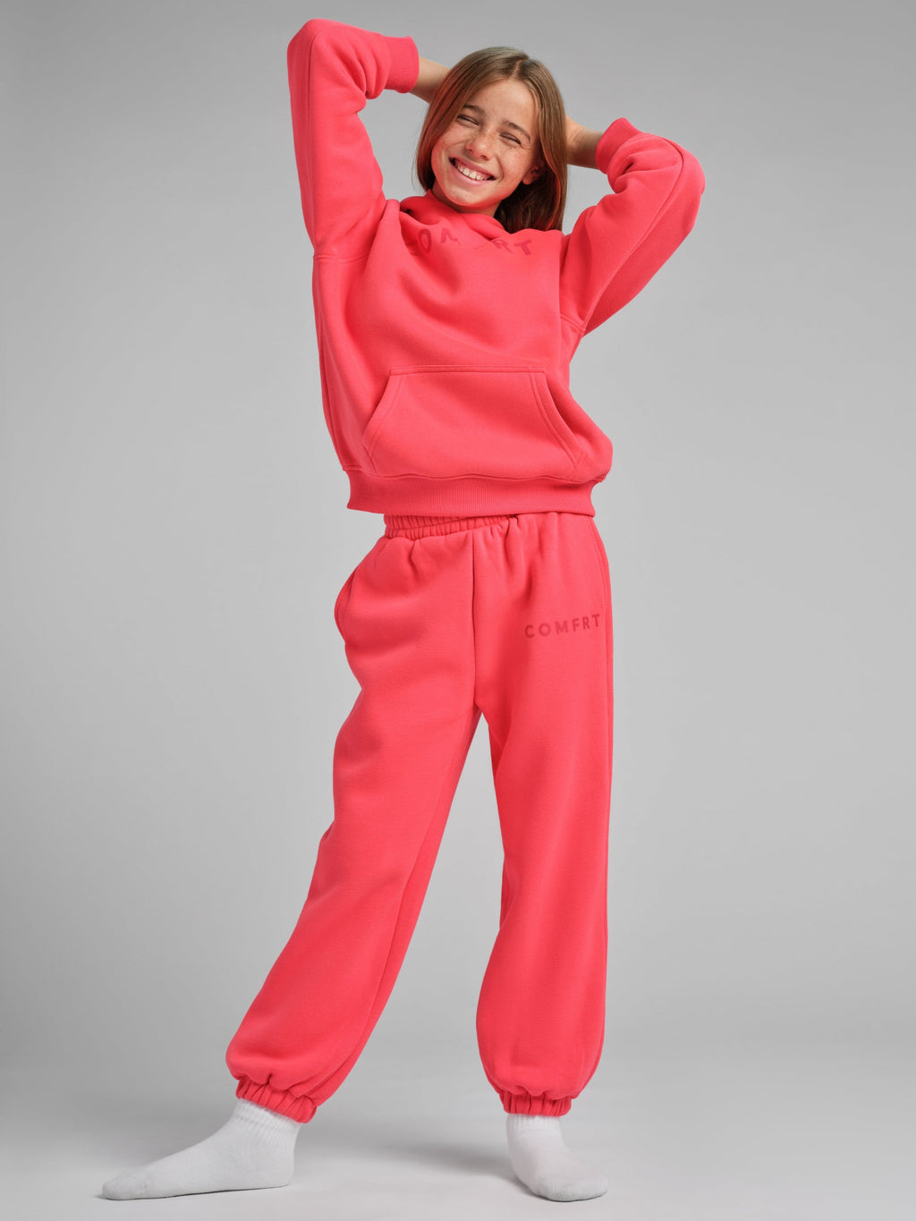 Neon Tranquil Kids Hoodie