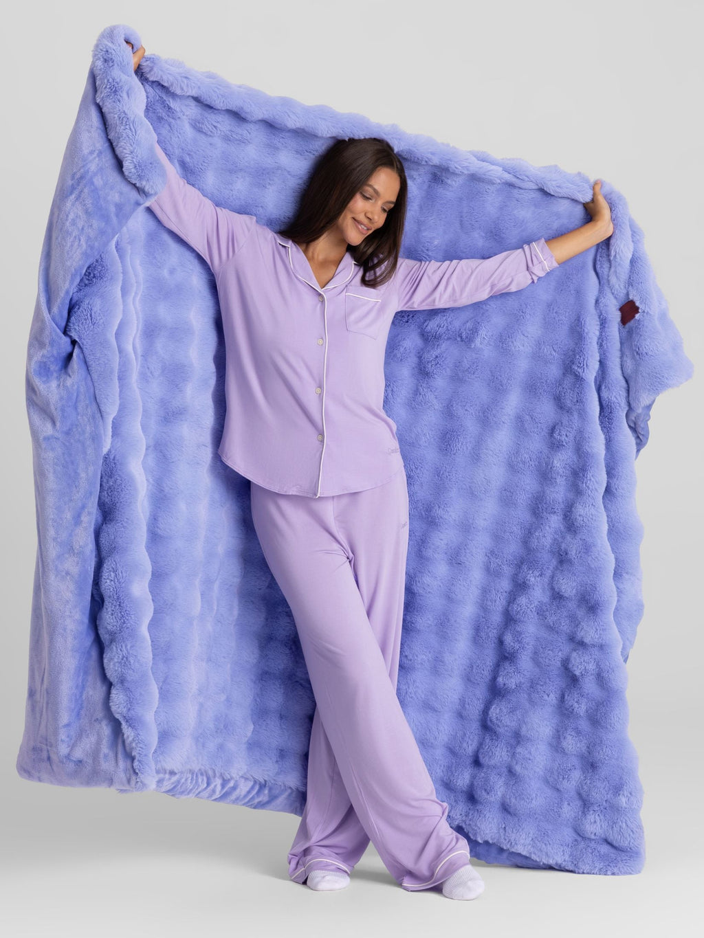 Lavender Ember Heated Blanket
