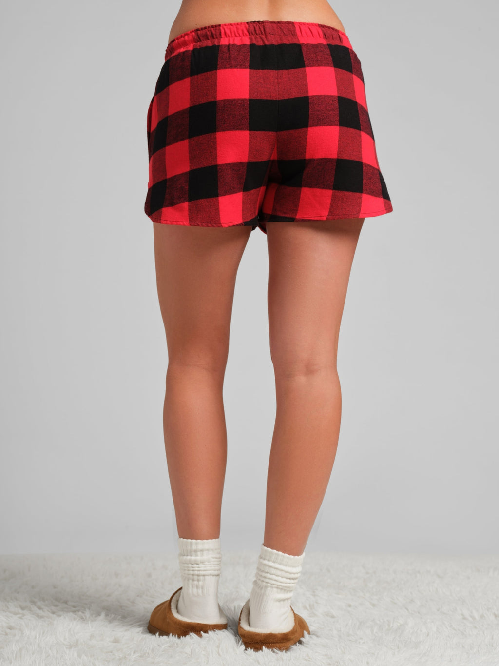 Flannel Pajama Shorts