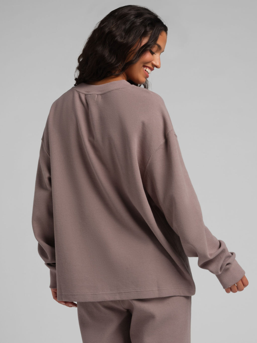 Waffle Lounge Henley Long Sleeve