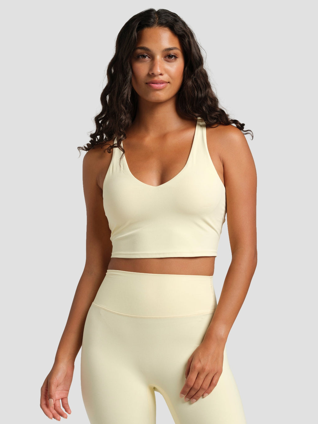 Noblezza PrimeCore™ V-Neck Crop Tank