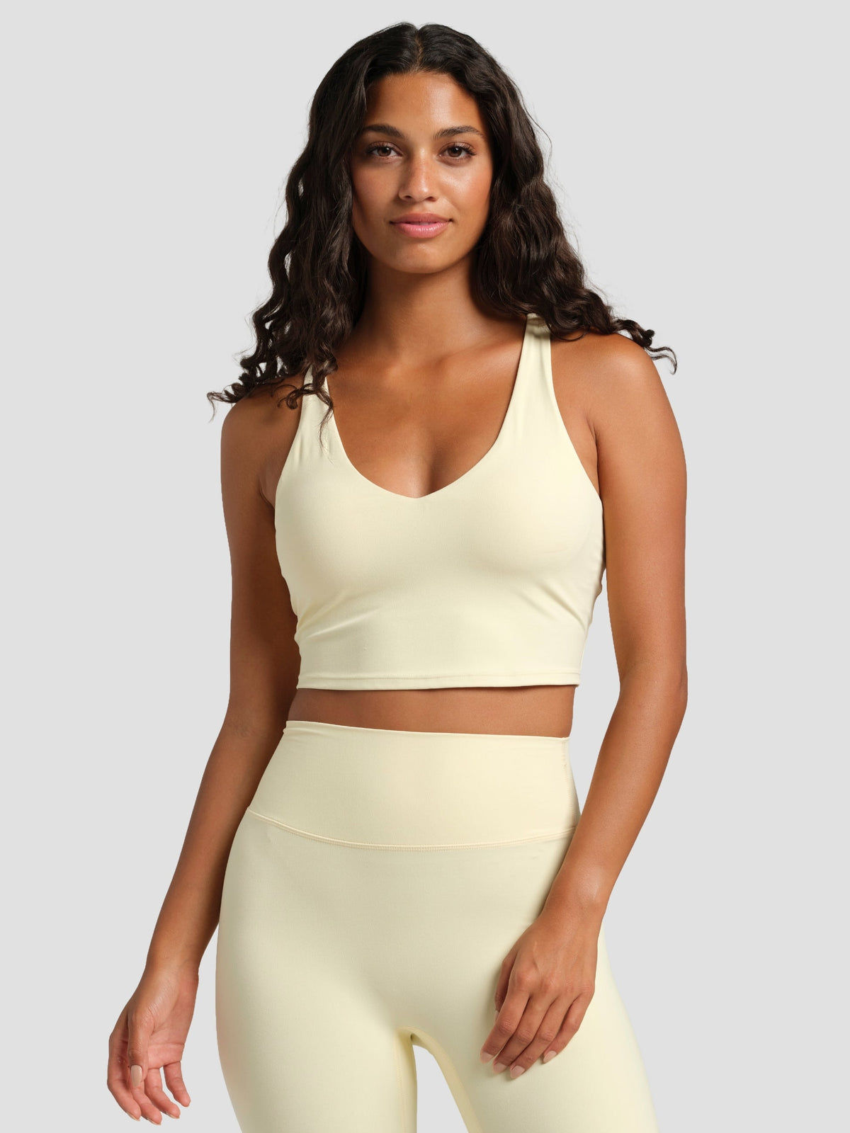 Noblezza PrimeCore™ V-Neck Crop Tank