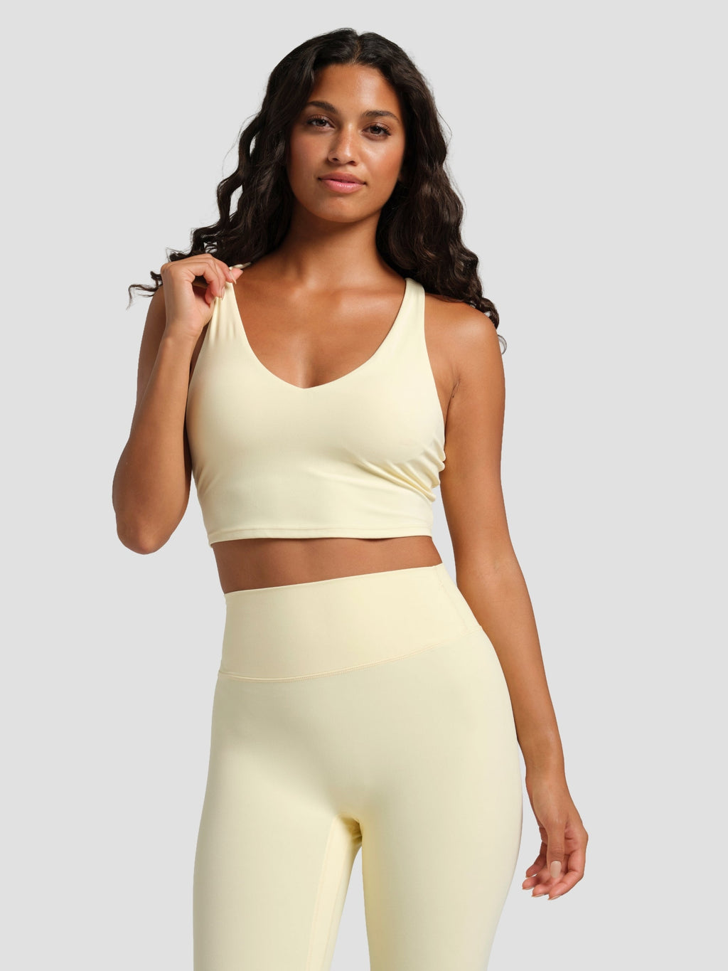 Noblezza PrimeCore™ V-Neck Crop Tank