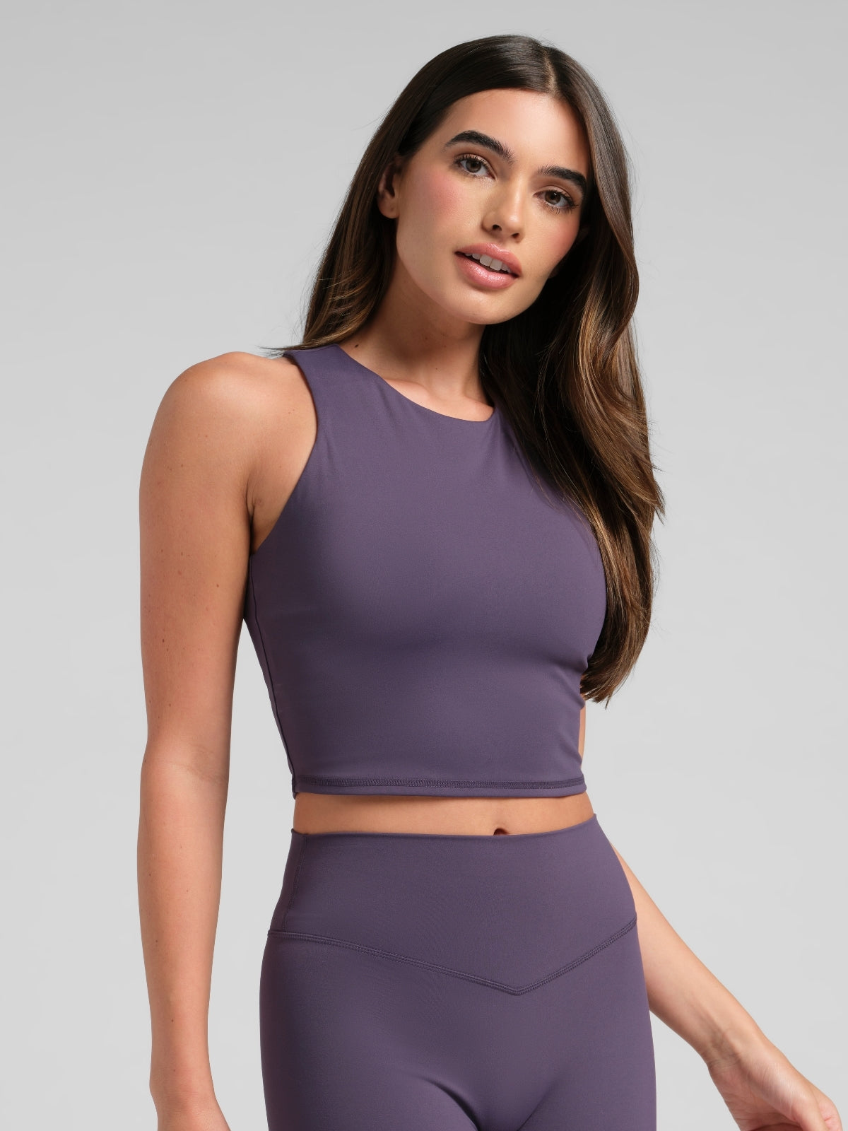 Noblezza PrimeCore™ 2.0 High Neck Crop Tank