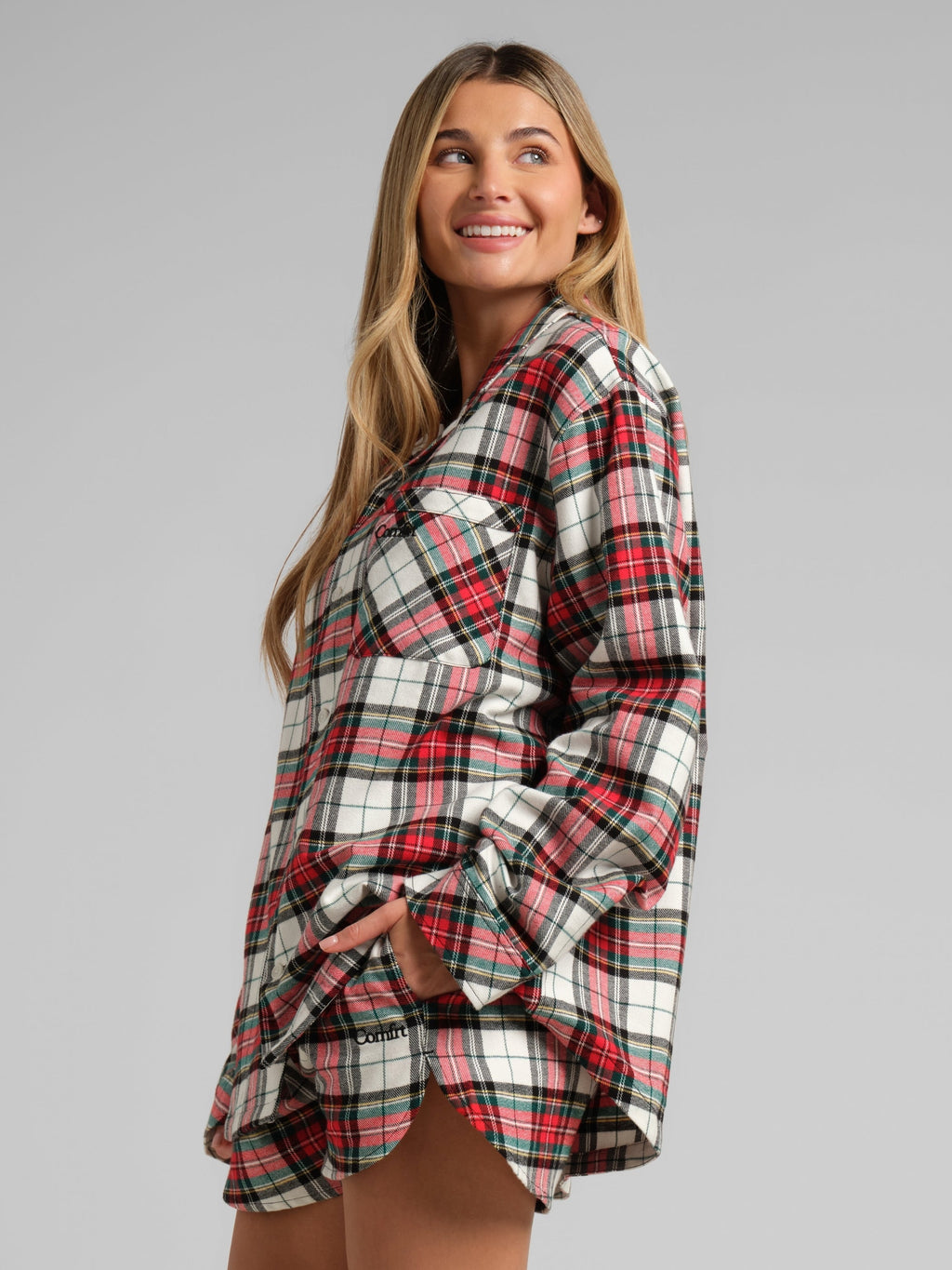 Flannel Pajama Shirt