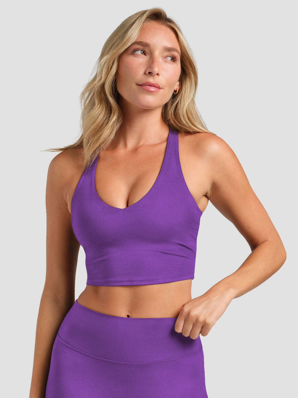 Noblezza PrimeCore™ V-Neck Crop Tank