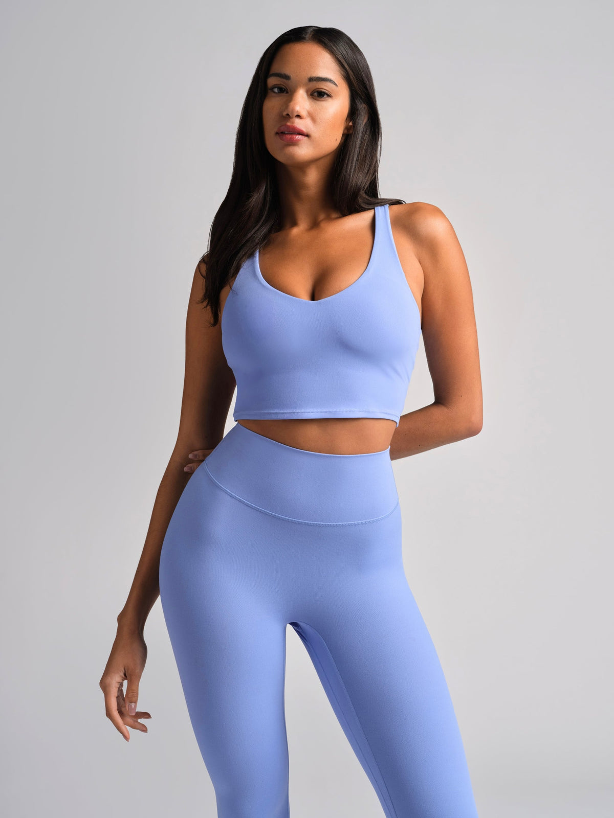 Noblezza PrimeCore™ V-Neck Crop Tank