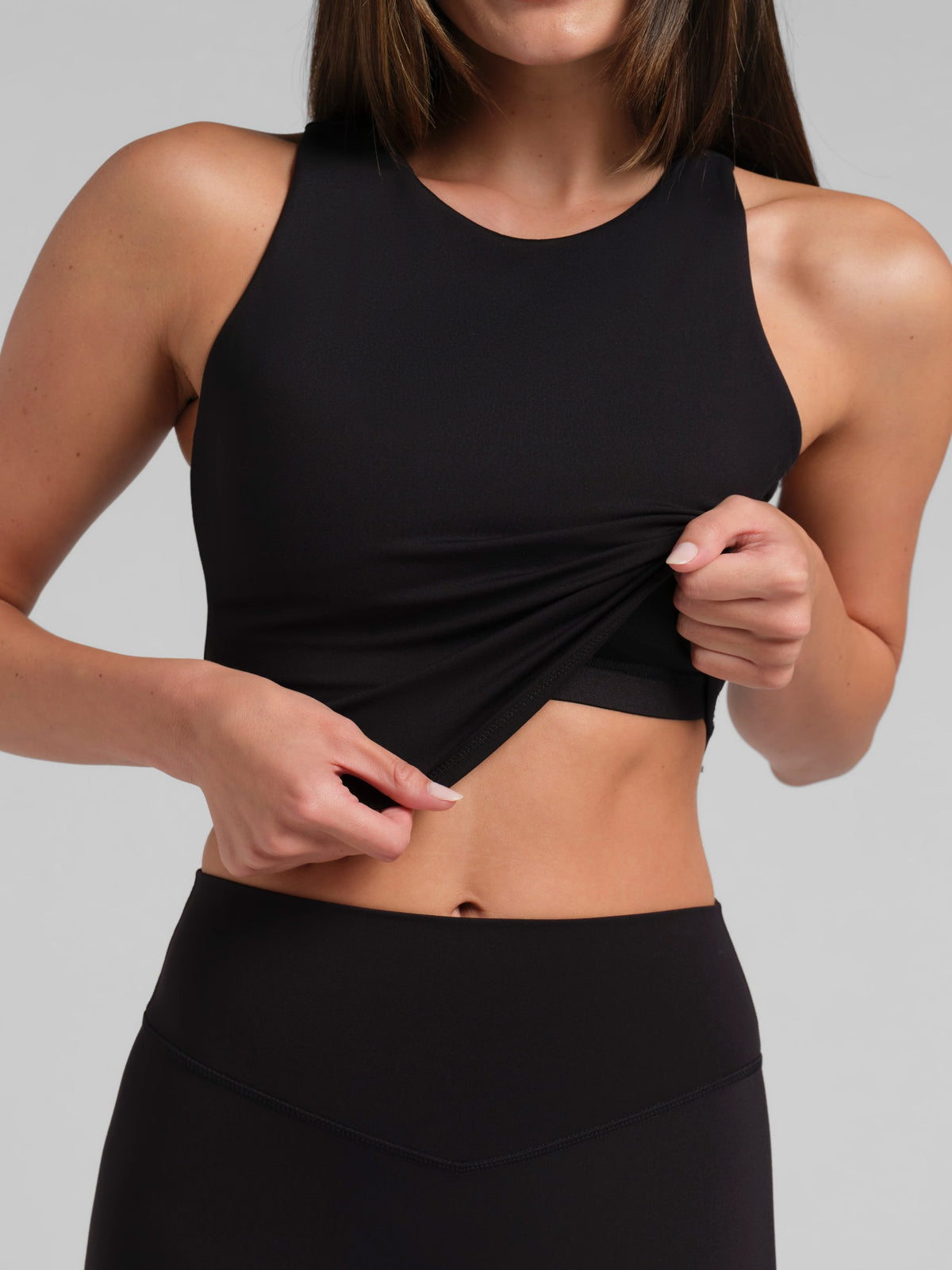 Noblezza PrimeCore™ 2.0 High Neck Crop Tank