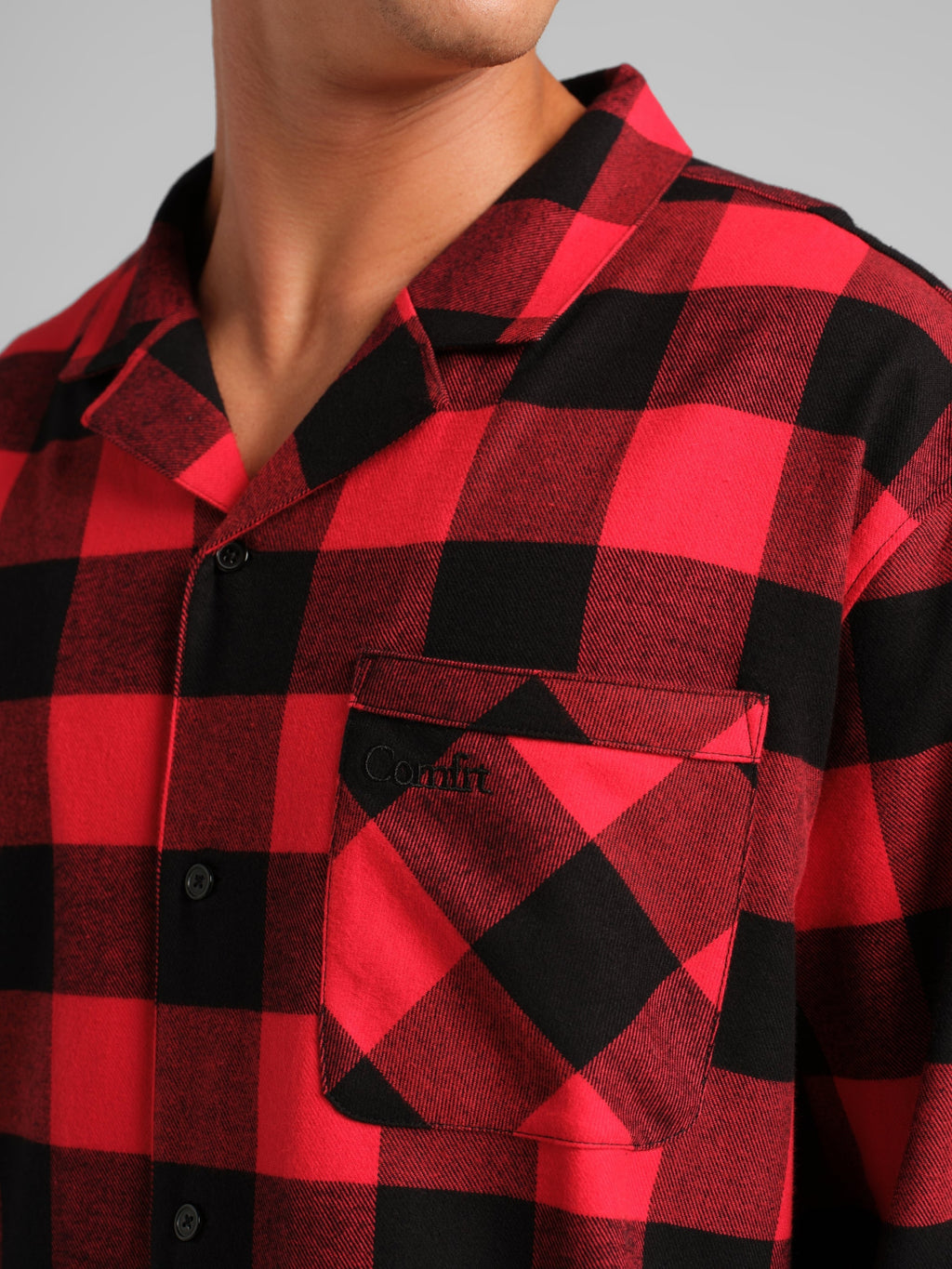 Flannel Pajama Shirt