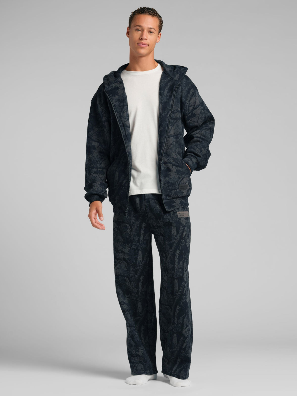 Camo Straight Leg Sweatpants