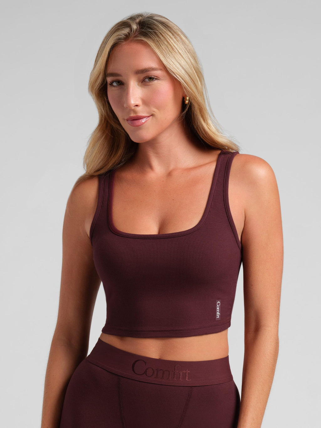 Rib Contour Crop Tank