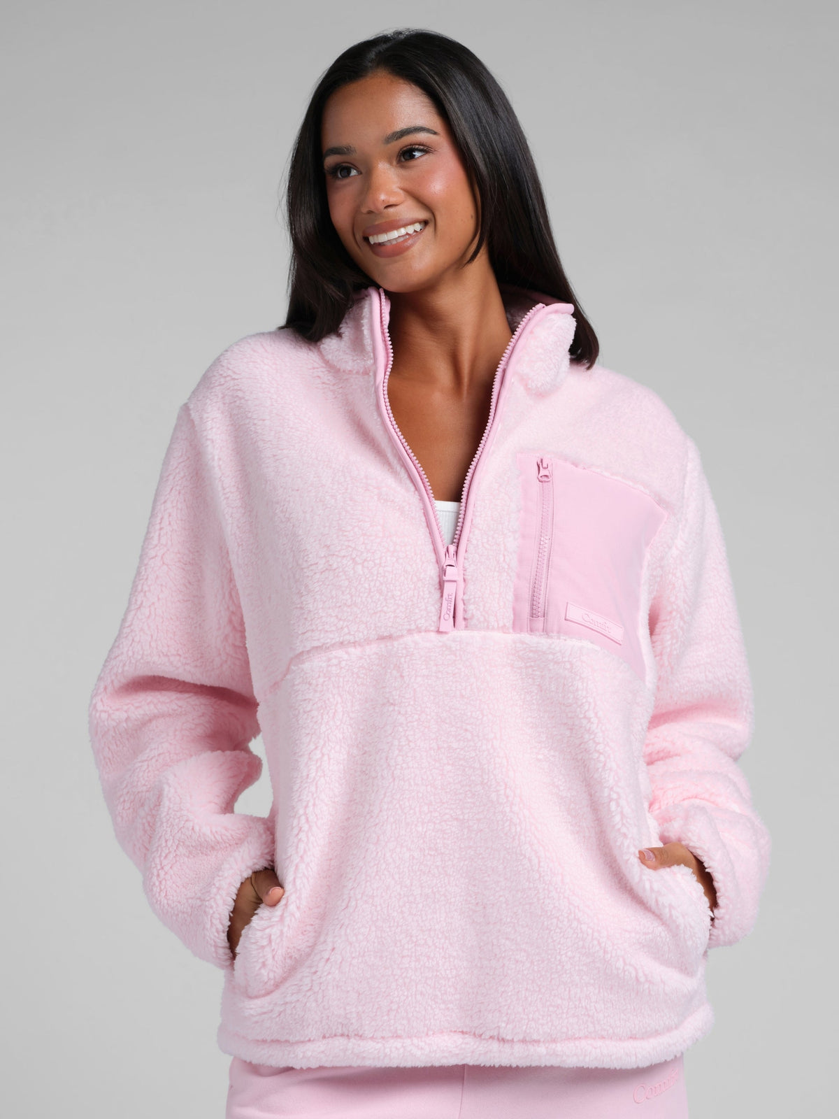 Teddy Half Zip Jacket