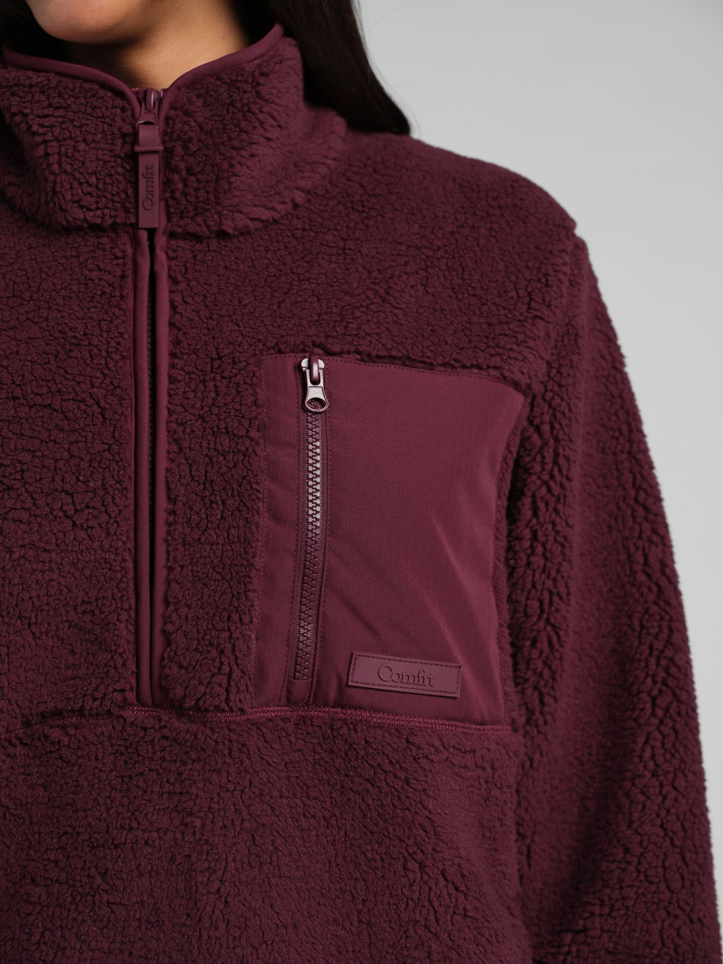 Teddy Half Zip Jacket