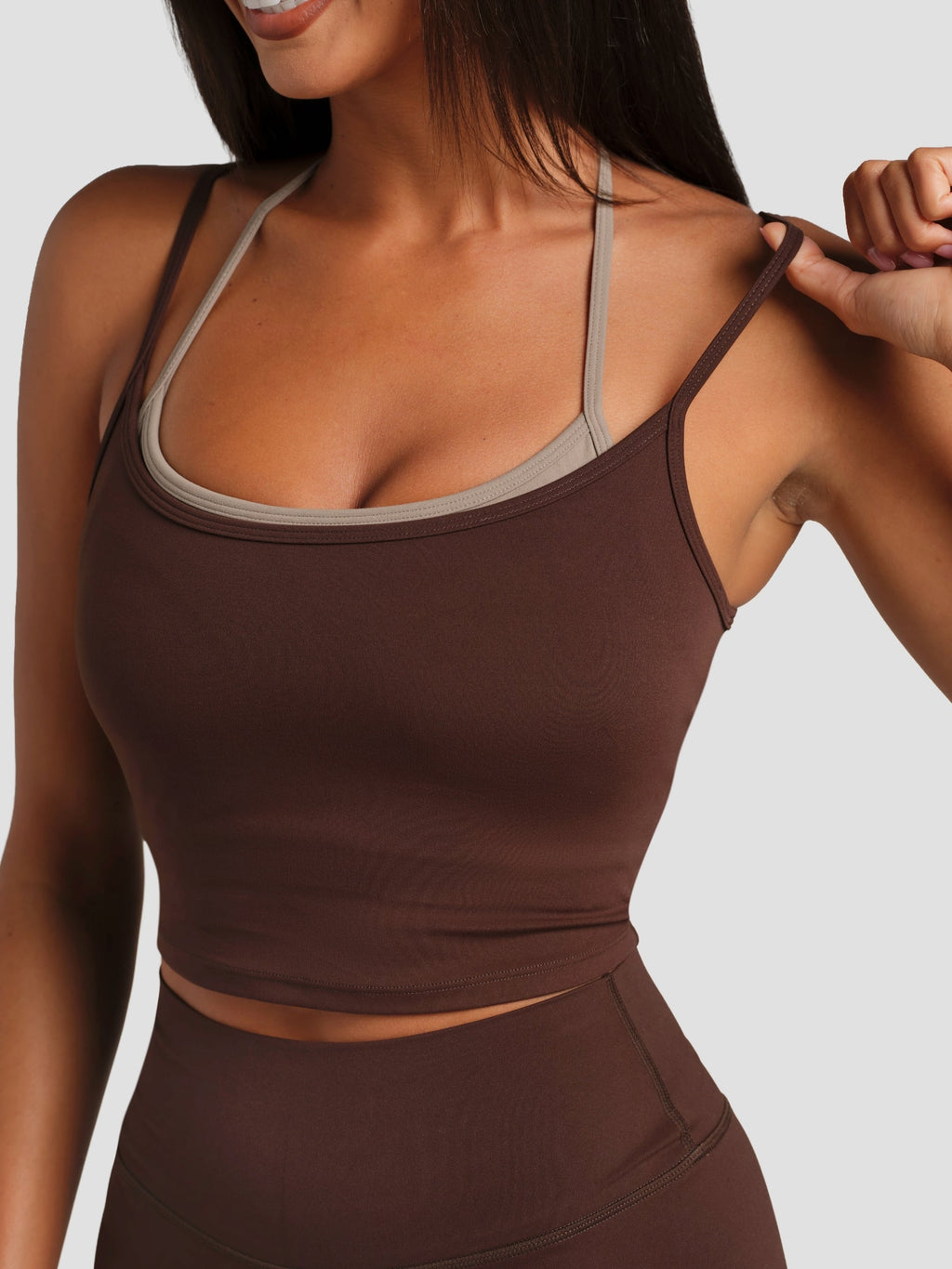 Noblezza PrimeCore™ Double Layer Crop Tank