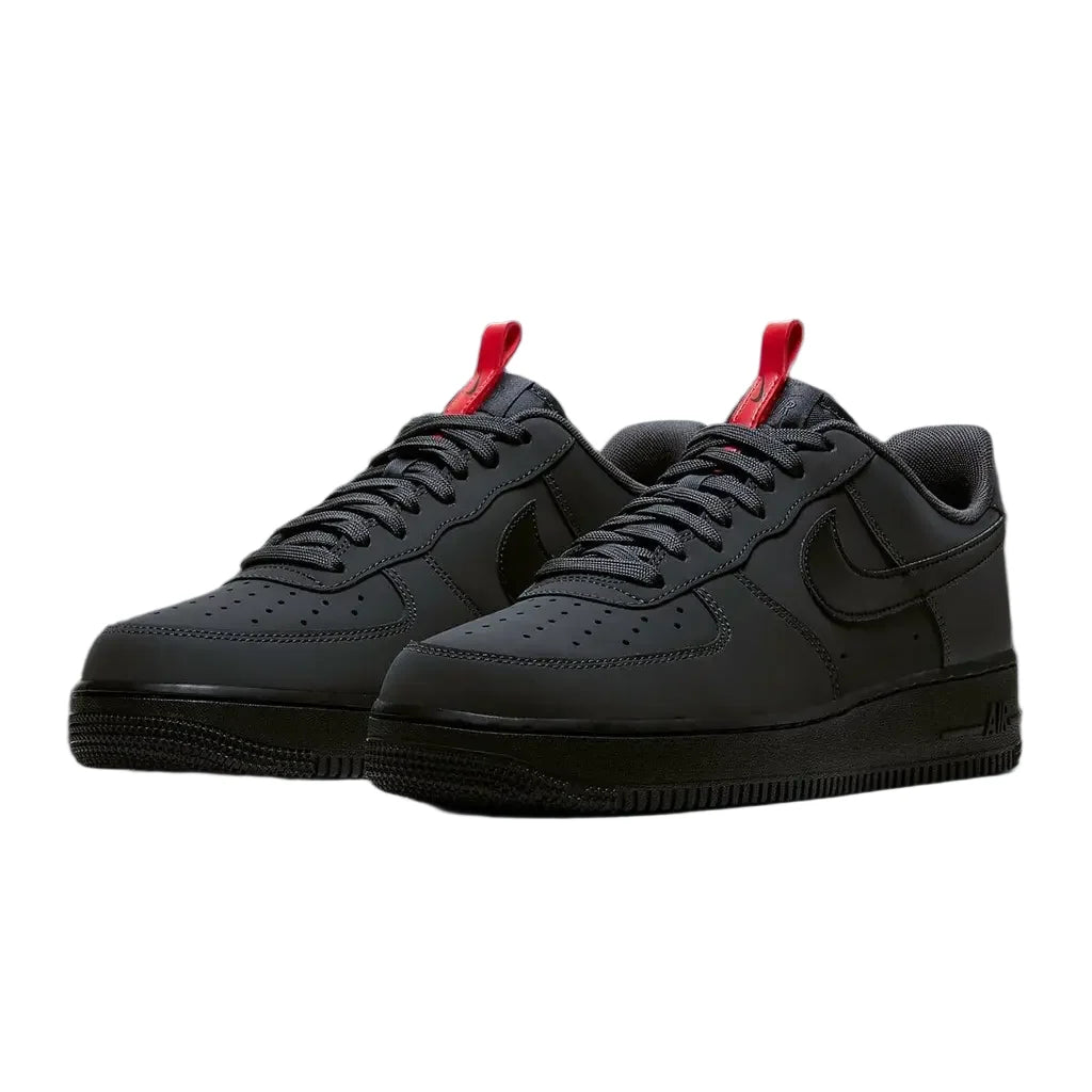 "Anthracite" Dark Gray/Red