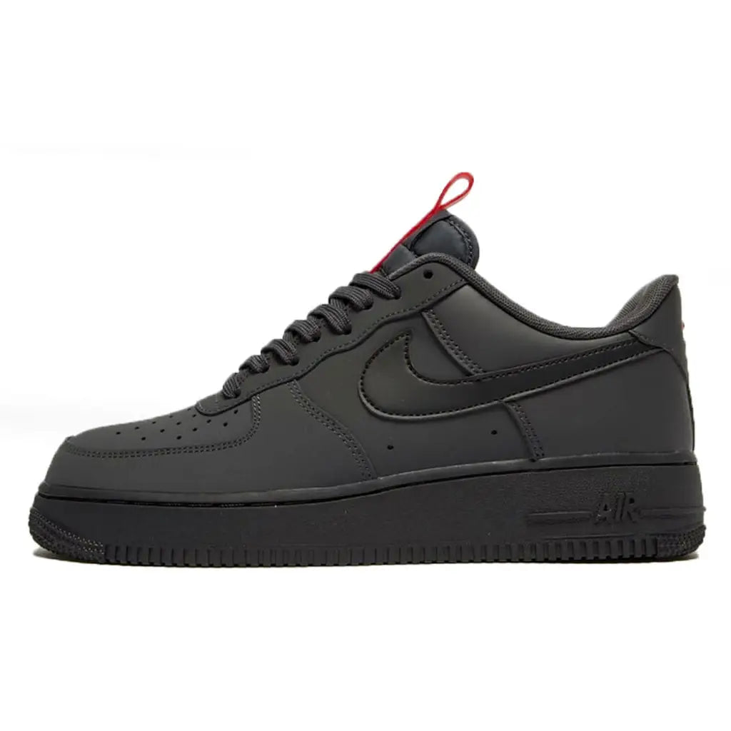 "Anthracite" Dark Gray/Red